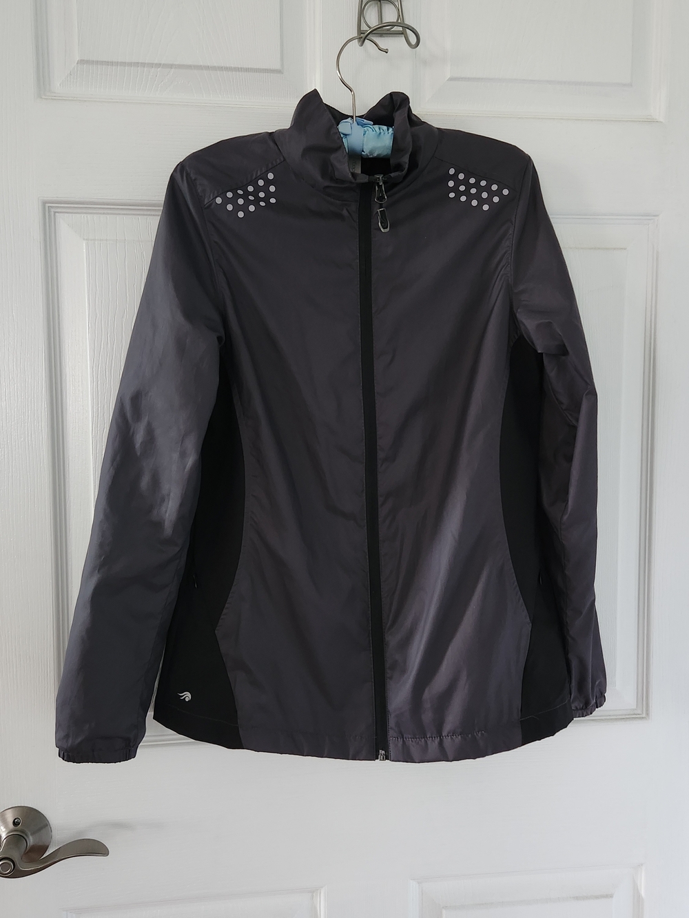 Ideology Gray Lightweight Jacket with Reflective Dots